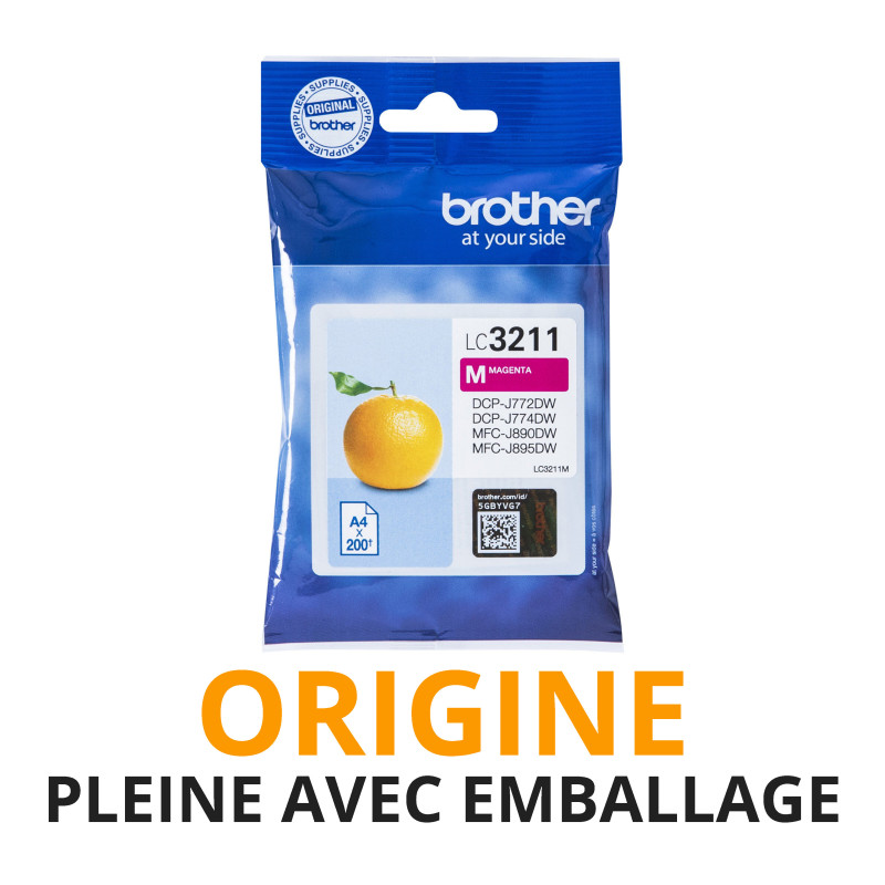 Cash Cartouche rachète vos cartouches BROTHER LC3211 Magenta - Origine PLEINE AVEC EMBALLAGE aux meilleurs prix !