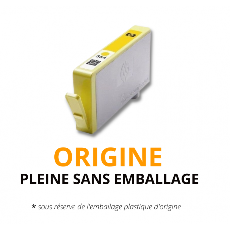 HP 364 Jaune - Origine PLEINE SANS EMBALLAGE