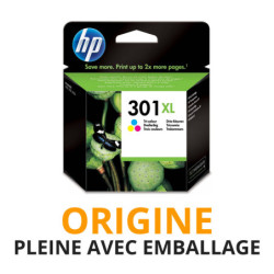 Cash Cartouche rachète vos cartouches HP 301 Couleurs XL - Origine PLEINE AVEC EMBALLAGE aux meilleurs prix !