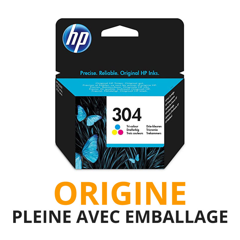 Cash Cartouche rachète vos cartouches HP 304 Couleurs - Origine PLEINE AVEC EMBALLAGE aux meilleurs prix !