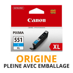 Cash Cartouche rachète vos cartouches CANON 551 XL Cyan - Origine PLEINE AVEC EMBALLAGE aux meilleurs prix !