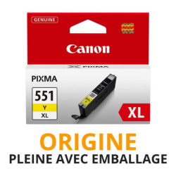 Cash Cartouche rachète vos cartouches CANON 551 XL Jaune - Origine PLEINE AVEC EMBALLAGE aux meilleurs prix !