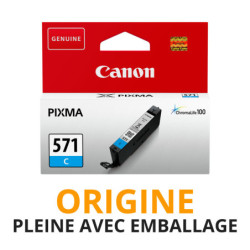 Cash Cartouche rachète vos cartouches CANON 571 Cyan - Origine PLEINE AVEC EMBALLAGE aux meilleurs prix !