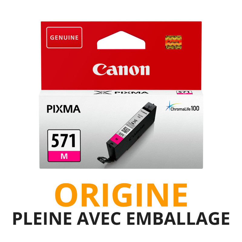 Cash Cartouche rachète vos cartouches CANON 571 Magenta - Origine PLEINE AVEC EMBALLAGE aux meilleurs prix !