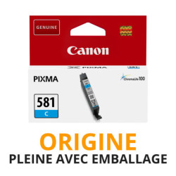 Cash Cartouche rachète vos cartouches CANON 581 Cyan - Origine PLEINE AVEC EMBALLAGE aux meilleurs prix !