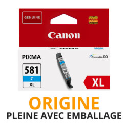 Cash Cartouche rachète vos cartouches CANON 581 XL Cyan - Origine PLEINE AVEC EMBALLAGE aux meilleurs prix !