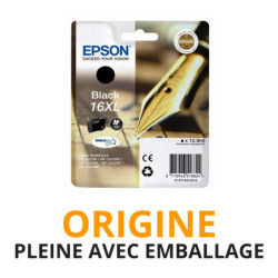 Cash Cartouche rachète vos cartouches EPSON 16 XL Noir - Origine PLEINE AVEC EMBALLAGE aux meilleurs prix !