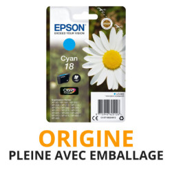 Cash Cartouche rachète vos cartouches EPSON 18 Cyan - Origine PLEINE AVEC EMBALLAGE aux meilleurs prix !