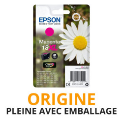 Cash Cartouche rachète vos cartouches EPSON 18 XL Magenta - Origine PLEINE AVEC EMBALLAGE aux meilleurs prix !