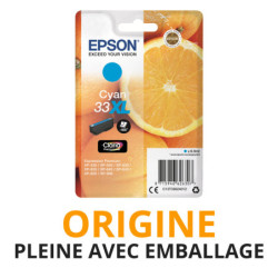Cash Cartouche rachète vos cartouches EPSON 33 XL Cyan - Origine PLEINE AVEC EMBALLAGE aux meilleurs prix !