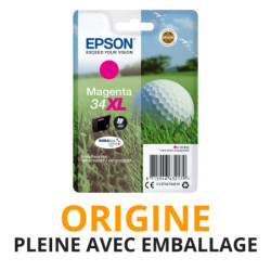 Cash Cartouche rachète vos cartouches EPSON 34 XL Magenta - Origine PLEINE AVEC EMBALLAGE aux meilleurs prix !