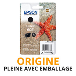 Cash Cartouche rachète vos cartouches EPSON 603 Noir - Origine PLEINE AVEC EMBALLAGE aux meilleurs prix !