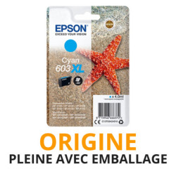 Cash Cartouche rachète vos cartouches EPSON 603 XL Cyan - Origine PLEINE AVEC EMBALLAGE aux meilleurs prix !