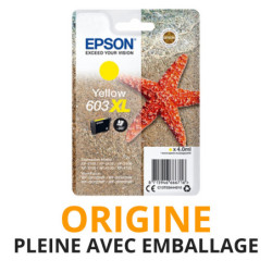 Cash Cartouche rachète vos cartouches EPSON 603 XL Jaune - Origine PLEINE AVEC EMBALLAGE aux meilleurs prix !
