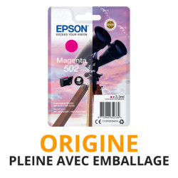 Cash Cartouche rachète vos cartouches EPSON 502 Magenta - Origine PLEINE AVEC EMBALLAGE aux meilleurs prix !