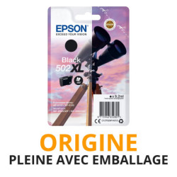 Cash Cartouche rachète vos cartouches EPSON 502 XL Noir - Origine PLEINE AVEC EMBALLAGE aux meilleurs prix !