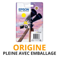 Cash Cartouche rachète vos cartouches EPSON 502 XL Jaune - Origine PLEINE AVEC EMBALLAGE aux meilleurs prix !